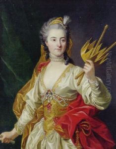Portraet Af Mlle. De Malboissiere Som Melpomene