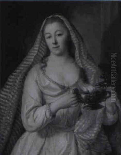 Portrait De Madame De Fouques En Vestale(?) - view 1