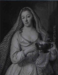 Portrait De Madame De Fouques En Vestale(?)