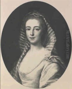Portrait De Femme En Vestale by Louis Michel van Loo