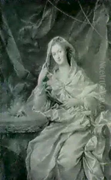 Portrait D'une Jeune Femme En Vestale - view 1