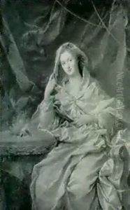 Portrait D'une Jeune Femme En Vestale Portrait D'une Jeune Femme En Vestale