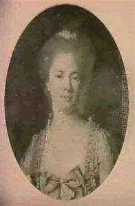 Portrait De Jeune Femme A La Robe Bleue Portrait De Jeune Femme A La Robe Bleue