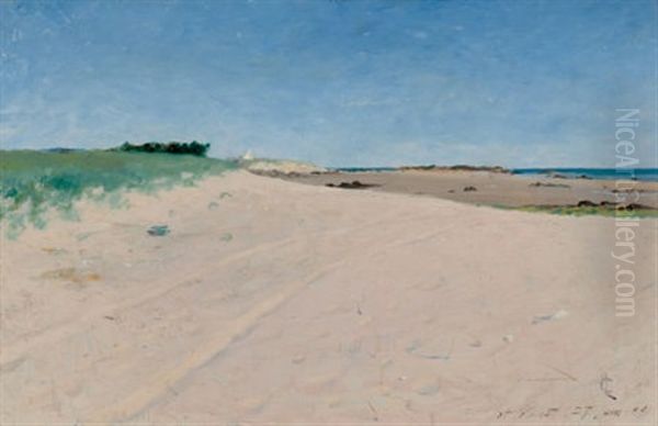 Beach Scene At St. Vaast - view 1