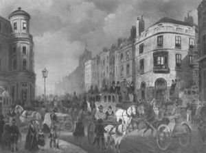 View Of The Strand From The Corner Of Duncannan Street by Pieter Van Loon