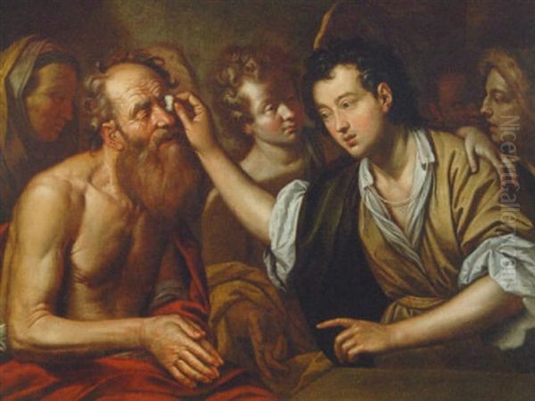 Tobias Curing Tobit's Blindness - view 1