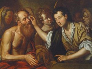 Tobias Curing Tobit's Blindness