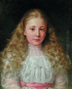 Portrait Of A Young Girl by Jeannette Shepperd Harrison (Mrs. Henry) Loop