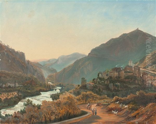 Flusstal In Norditalien - view 1