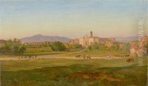 View Of The Basilica Di Santa Croce In Gerusalemme (rome)