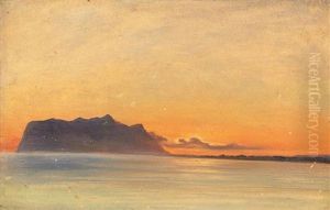 Sonnenuntergang Am Meer by Friedrich Loos
