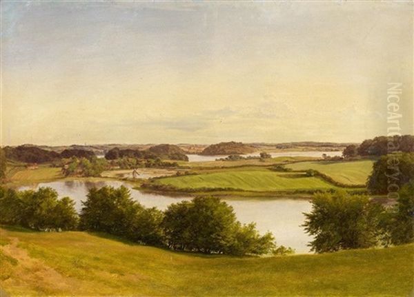 Holsteinische Landschaft Mit Windmuhle - view 1