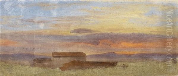 Abendliche Wolkenstudie - view 1