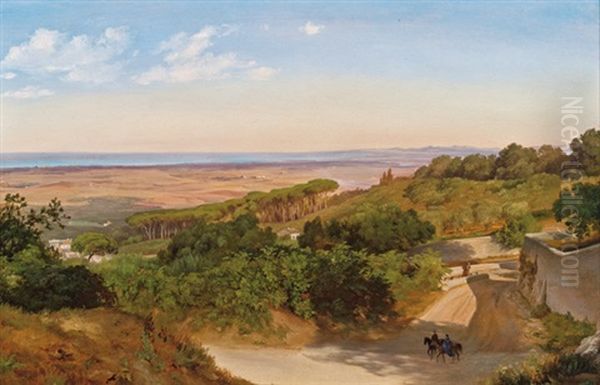 Blick Von Castel Gandolfo Aufs Meer - view 1