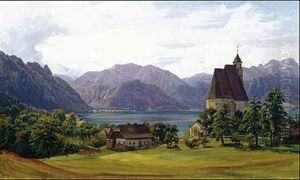 Steinbach Am Attersee by Friedrich Loos