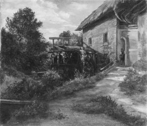 Die Wassermuhle by Friedrich Loos