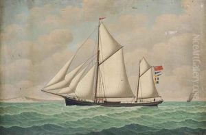 The Trading Barque Lord Iddesleigh In The Channel