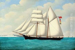The Topsail Schooner "deveron" Of Padstow