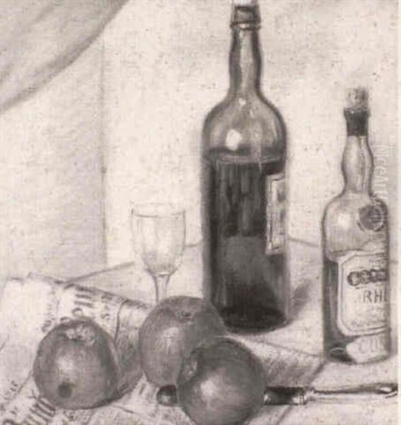Stilleben Mit Obst Und Wein - view 1