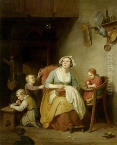 Interieur Mit Familie