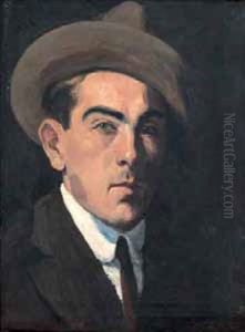 Retrato De Senor Con Sombrero