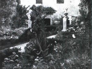 Un Jardin En Primavera by Ricardo Lopez Cabrera
