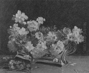 Still Life With Mixed Flowers In A Bowl