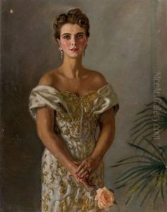 Retrato De Dama by Jose Maria Lopez Mezquita
