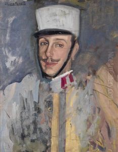 Retrato De Alfonso Xiii by Jose Maria Lopez Mezquita