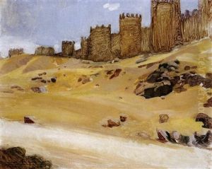 Murallas De Avila by Jose Maria Lopez Mezquita