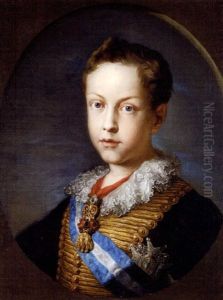 Retrato De Don Francisco De Asis De Borbon Nino