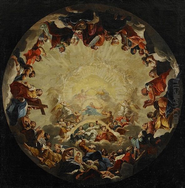Allegorie De La Foi - Sketch To A Ceiling - view 1
