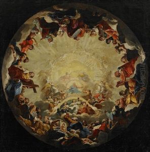 Allegorie De La Foi - Sketch To A Ceiling by Vicente Lopez y Portana