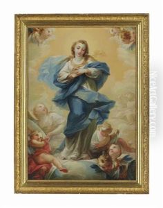 The Immaculate Conception by Vicente Lopez y Portana