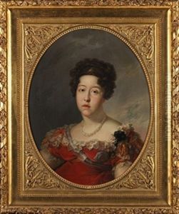 Maria Isabel De Braganza, Reina De Espana by Vicente Lopez y Portana
