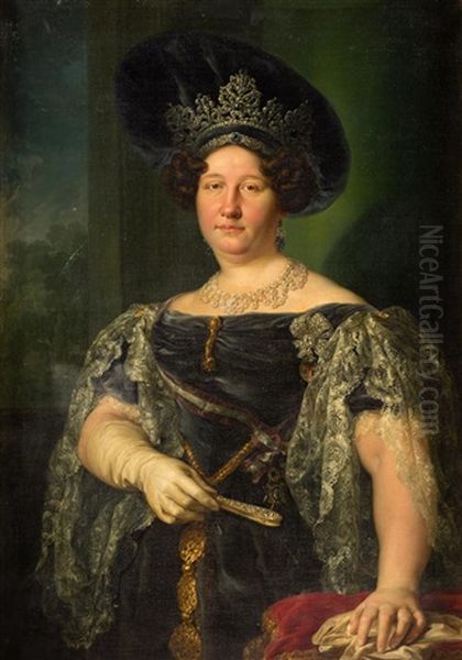 Retrato De Maria Isabel De Borbon, Reina De Las Dos Sicilias - view 1