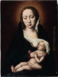 The Holy Virgin And Child by Ambrosius Benson