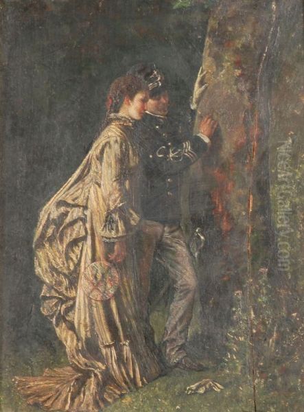 A Courting Couple - view 1