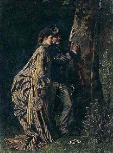 Courting Couple by Eugene Benson