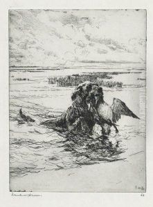 The Retriever by Frank Weston Benson