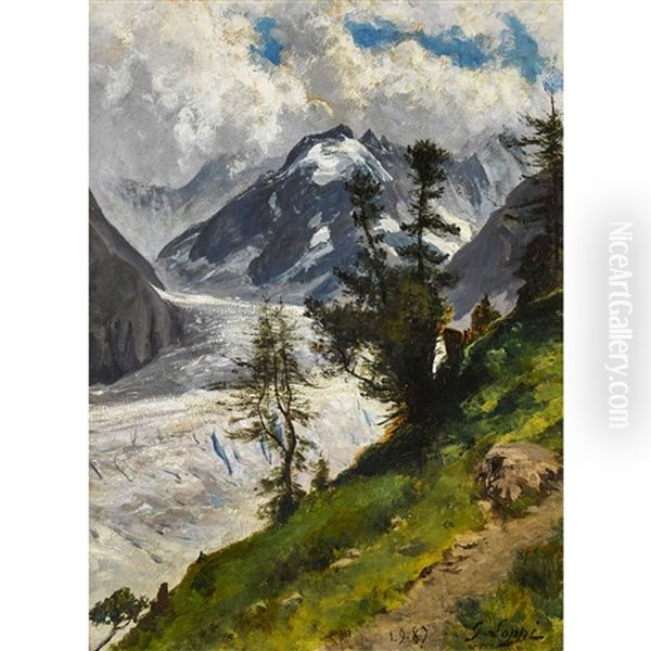 La Mer De Glace Et L'aiguille Du Tacul - view 1