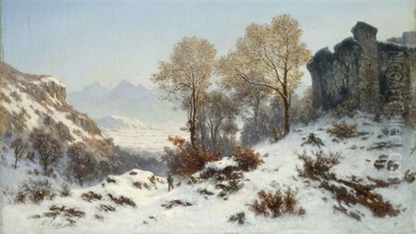 Lac D'annecy En Hiver - view 1