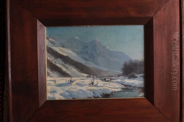 Paysage De Montagne Enneigee - view 1