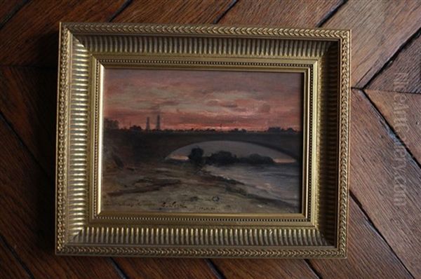 Pont De Paris Au Crepuscule - view 1
