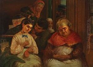 Travellers In A Compartment