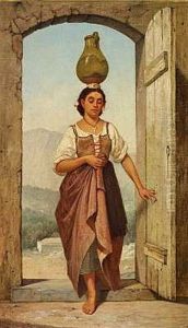 Italienerinde Med Krukke Pa Hovedet