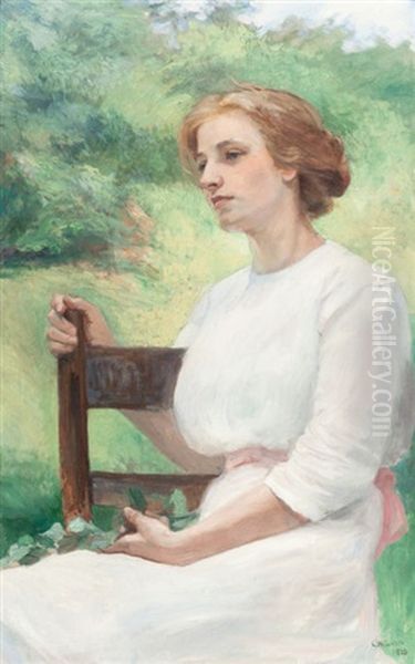 Seated Woman (reflection) - view 1