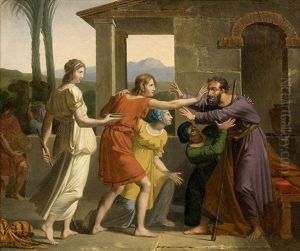 Le Depart De Tobie Et L'ange by Pierre-Jerome Lordon
