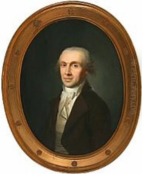 Portrait Of A Gentleman In A Brown Coat - view 1