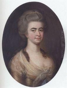 Portraet Af Frederikke Juliane Louise Wedell-wedelsborg F. Klingenberg by Christian August Lorentzen